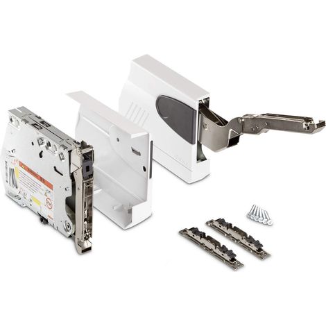 Blum AVENTOS HK seidenweiß Hochklappenbeschlag Komplett-Set inkl. Fronthalter und Abdeckkappen LF 750- 2500 (20K2500) (1/4)