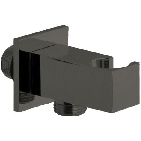 Applique Prise D'eau Carre Chromé Noir Brossé - CRISTINA ONDYNA PD44775