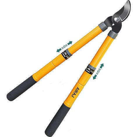 Coupe Branche Télescopiques 42-61cm, Coupe-Branche à Contre-lame avec Lame SK5 et Revêtement Anti-Adhésif-Coupe Propre Jusqu'à 3.5cm, Sécateur de Jardin Pour Branches Sèches et Humides (1/5)