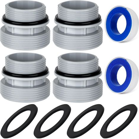 Kit de conversión de 4 piezas para manguera de piscina y conector de bomba de filtro (4560 de 40 mm a 1,5 pulgadas) (1/5)