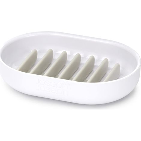 Porte-savon de à vidange rapide Joseph Joseph Duo - Conception efficace pour garder el le savon seco et propre, éviter les résidus et faciliter el l'écoulement.