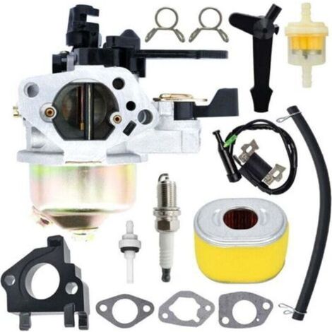 Compatible avec le carburateur GX390 13HP pour moteurs Honda GX340 11HP GX 390 avec kit de réalimentation du filtre à air (1/4)