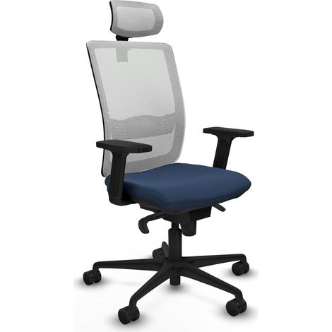 Chaise de bureau piqueras y crespo Sila Haches noir mousse haute qualité (1/2)