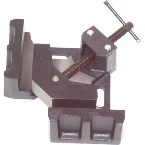 Winkelschraubstock 100mm Winkelspanner 55525 Schraubstock Gehrungs Schweißwinkel (1/5)