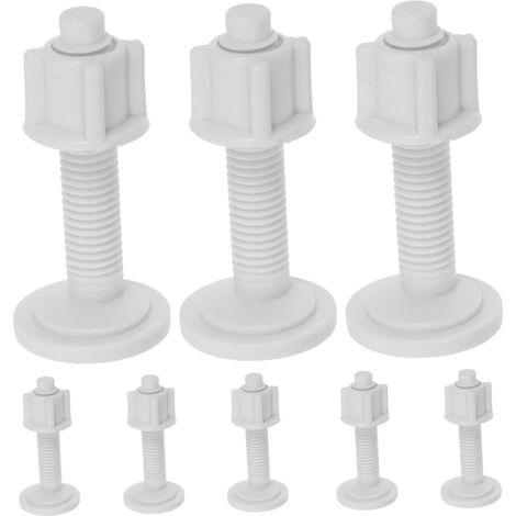 8pièces Lot De Vis Blanches Plastique (1/5)