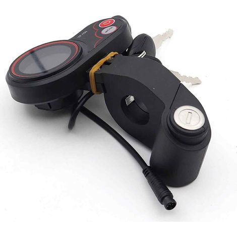Tableau De Bord - Pour Trottinette Electrique - 6 Aiguilles - Noir - Compatible Kugoo M4 - ZQ-100 - Unite
