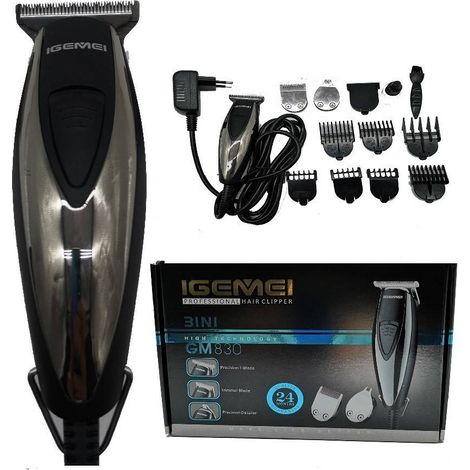 MaxTech - Trimmer Tagliacapelli Barba Rasoio 3in1 Professionale Elettrico Con Filo Gm-830 - (1/5)