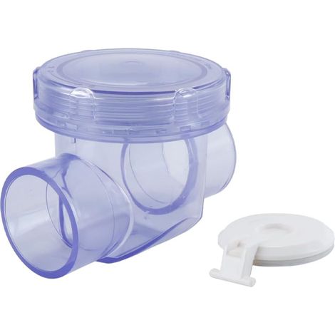 Clapet Anti-retour En PVC Transparent Pour Système De Drainage Industriel, 50 Mm, Horizontal Et Vertical (1/5)