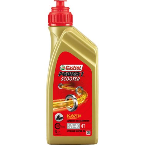 Huile moteur scooter Power RS 5W40 1l - CASTROL