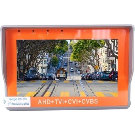 Testeur de caméra de sécurité CCTV Testeur De Vidéosurveillance Portable IV8W 8MP AHD/CVI/TVI, Mini Moniteur De Caméras, Testeur De Câble Vidéo D'entrée VGA, Testeur De Caméra De Sécurité(IV7W) (1/5)