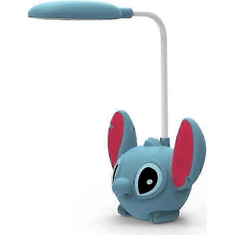 Lampe de bureau LED Aoger Disney Stitch avec taille-crayon intégré, pliable et mignonne, rechargeable par USB, cadeau de camarades de classeStitch (1/4)