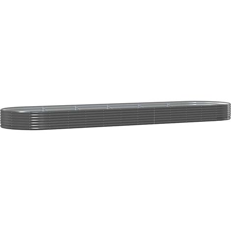 Maison Exclusive - Hochbeet Verzinkter Stahl 523x140x36 cm Anthra