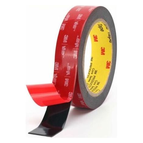 Ruban Adhésif Double Face, Adhésif Puissant de Montage pour Intérieur & Extérieur, tanche, Résistance aux Hautes Températures(25mm 3m) (1/5)