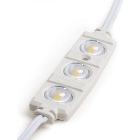 Modulo 1.3W 130Lm 6000ºK 3 LED PRO 5630 Iniettato IP67 Ottico 50.000H [RA-BL-5630W03-LENS-R-CW]