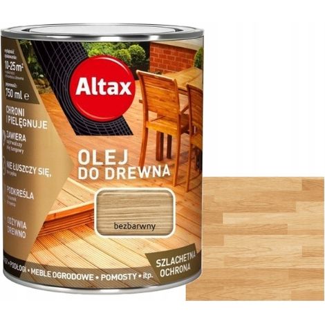 Olio protettivo per legno incolore 0,75l (1/5)