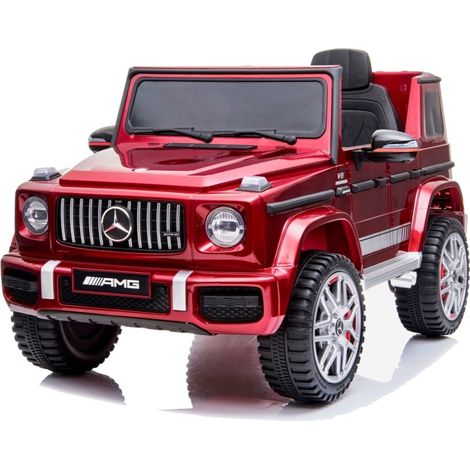 Licensed Mercedes-Benz G63 12V Children’s Ride On Jeep - Painted Red