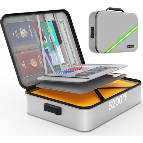 Porte-documents ignifuge avec serrure à combinaison pour format A4 (1/5)