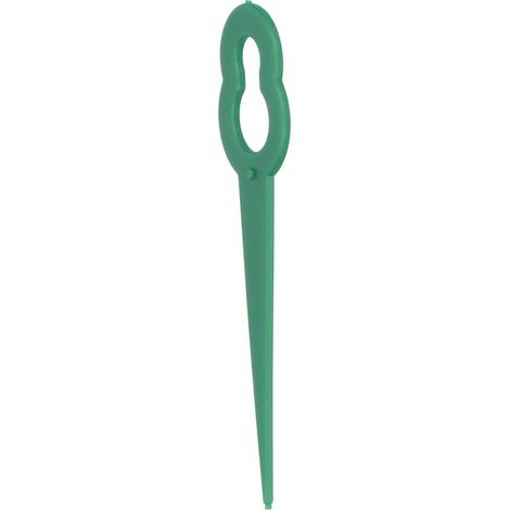 100 lames de coupe en plastique pour débroussailleuse, outils de coupe et accessoires de taille manuels (vert) (1/5)