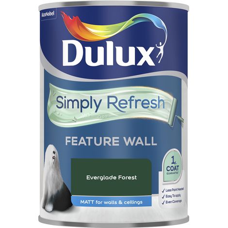 Dulux Simply Refresh Feature Wall Matt Emulsion Paint - 1.25L - Everglad Forest