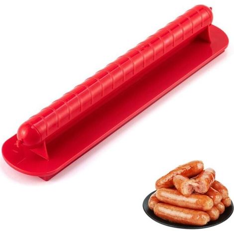 1 trancheuse à hot-dogs, lame anti-déformation, poignée antidérapante, surface antimicrobienne, pour cuisine maison et restauration (1/4)