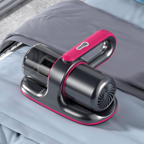 Aspirateur Matelas, 13KPa Aspirateur Anti Acariens avec lumière UV 100W Aspirateur Matelas à Main avec Filtre HEPA détruisant 99.99% des acariens pour Matelas canapé Coussins Tapis (Gris) (1/5)