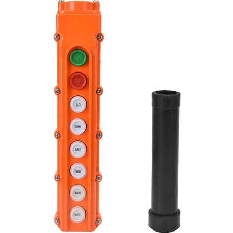 Boîtier de Commande de Palan Télécommandé Imperméable 220V/500V avec Interrupteur à Bouton-poussoir COB-63A (1/5)