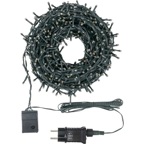 MiniCluster 6 cm 30 m Lichterkette LED warm
