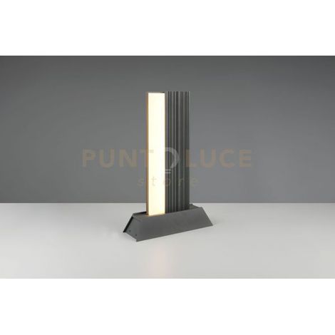 MARIZA PALO DA ESTERNO LED  11W 1150lm, 3000K FUSIONE ALLUMINIO ANTRACITE IP44 H.50CM