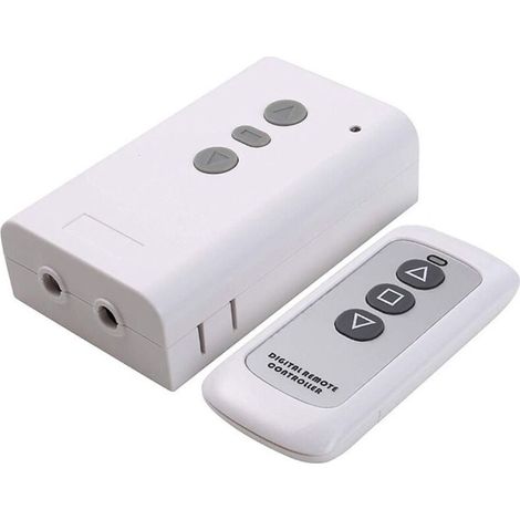 Interrupteur inverseur 220V - Contrôleur intelligent store/porte garage + télécommande - Compatible moteur AC - Facile à programmer - Propriétaires domiciliaires (1/4)