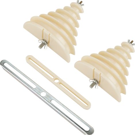 Beige Electrical Machine Plastic Single Phase 6 Layers Coil Wire Winding Mold