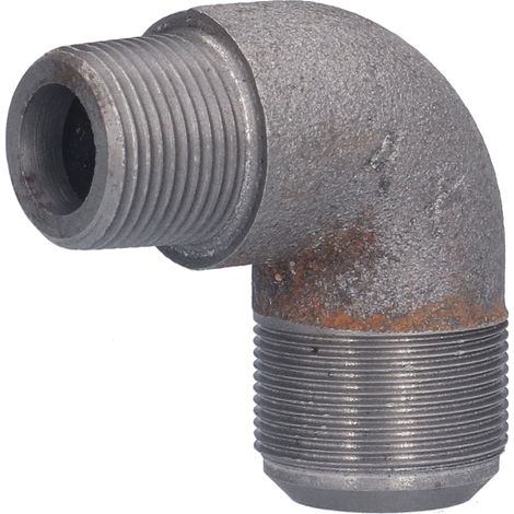 Raccord coudé 90° pour compresseur d'air, résistant à la corrosion et haute température, fer durable, coude à compression, taille 1,05 pouce (305) (1/5)