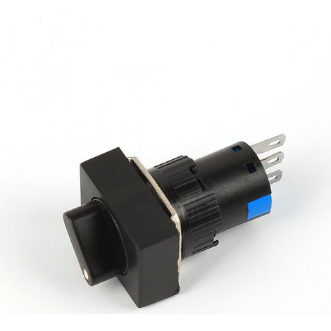 LA16J-11X/2 Rectangular Two-position Knob 3-pin Knob Switch 220V/380V Industrial Switch (1/4)
