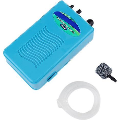 Pompe à oxygène pour aquarium, portable, étanche, sans fil, à piles sèches, aérateur pour poissons (1/3)