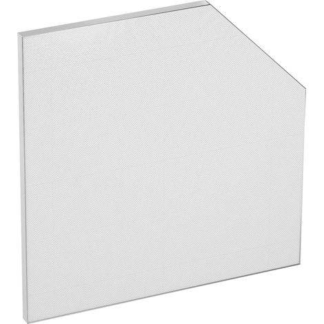 VIGOR Edelstahl-Arbeitsplatte Tief, Fünfeck, (LxBxH) 1083 x 700 x 40 mm