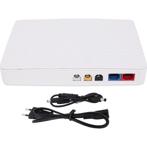 Mini UPS 8000 mAh Alimentation sans interruption Batterie de secours DC pour machines de présence d'empreintes digitales Caméra de contrôle d'accès Lecteurs DVD portables Blanc Prise UE (1/5)