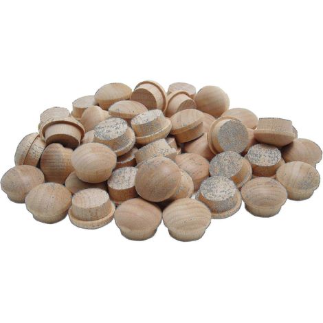 Lot de 100 bouchons ronds en bois pour vis, cache-vis, artisanat, meubles, décoration, édition 527