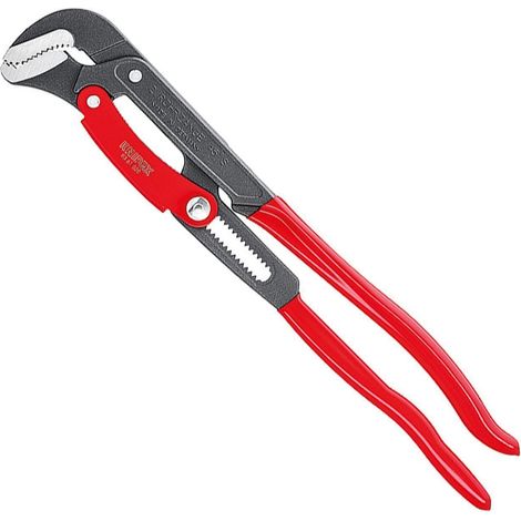 KNIPEX 83 61 020 Giratubi con ganasce ad "S" con regolazione rapida rivestiti in resina sintetica verniciata a polvere grigio 560 mm