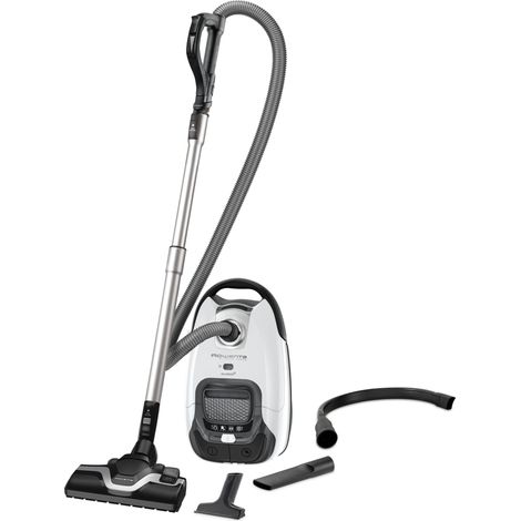 Rowenta – Aspirateur traîneau avec sac 500W – Ultra-silencieux 57dB – 3 niveaux de filtration – Tête d'aspiration double position (1/8)