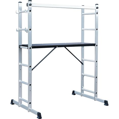 Sealey Scaffold Ladder 4-Way Aluminium - EN 131 ASCL2