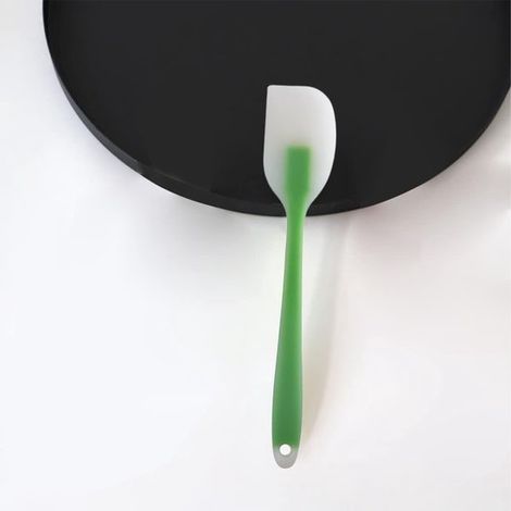 Raspadores de silicona - multifuncionales y resistentes al calor - paquete de 2 - verde y azul - silicona (1/2)