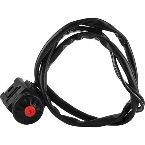 7/8inch 22mm Kill Stop Interrupteur Corne Bouton, Guidon Universel Moto Interrupteur Kill Stop Interrupteur Corne Bouton pour Moto Vélo ATV Dirt Bike (1/5)