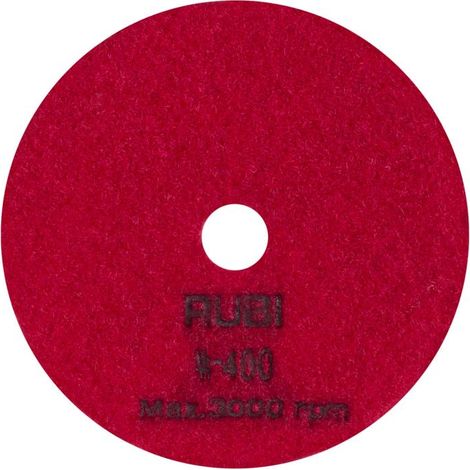 Disque diamant polissage et poncage a sec ø100 mm gr. 400 - RUBI - 62973