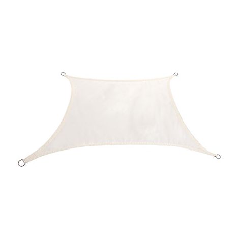 VELA OMBREGGIANTE LUXURY QUADRA STARS  POLIESTERE ECRU GR/MQ 180 MT 5X5