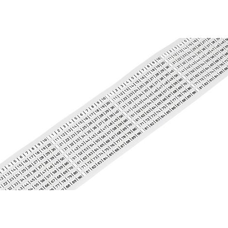 WAGO 210-831 210-831 Etichette per stampante a trasferimento termico Tipo di montaggio: colla Bianco 25 m (1/2)