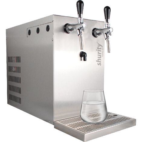 Refrigeratore acqua con Filtrazione 30Lt/h. Soprabanco Shurity Idaho - 3 vie, Liscia, Gassata e Fredda