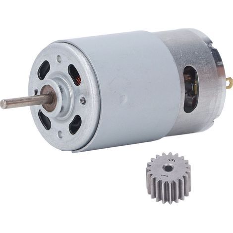 Gebürsteter Gleichstrommotor, Kupferspule, Edelstahlgehäuse, hohes Drehmoment, 19 Gänge für elektrische Kinderfahrzeuge, 40.000 U/min (1/5)