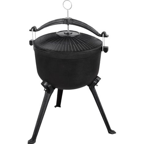 MASTER GRILL, GUSSEISERNER JAGDKOHLGRILL MG429