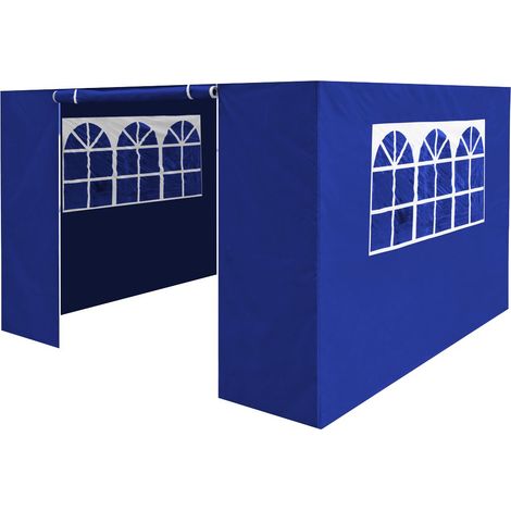 Sealey DG147 Dellonda Premium Gazebo/Marquee Side Walls/Doors/Windows, Fits 3 x 3m Models - Blue (1/5)
