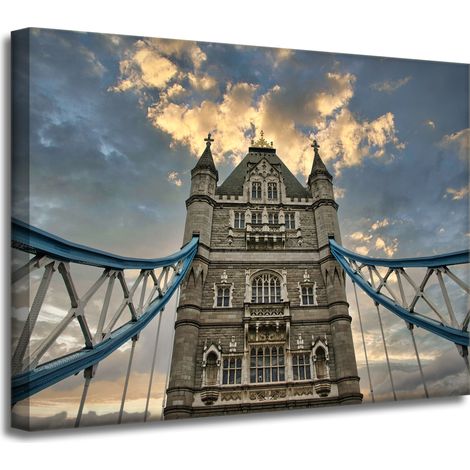Leinwanddruck Architektur Bridge of England 40x30 cm