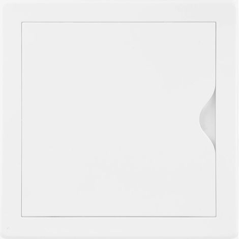 Trappe de visite blanche ID-20/20 - 21,5 x 21,5 cm - ABS de haute qualité - Installation facile